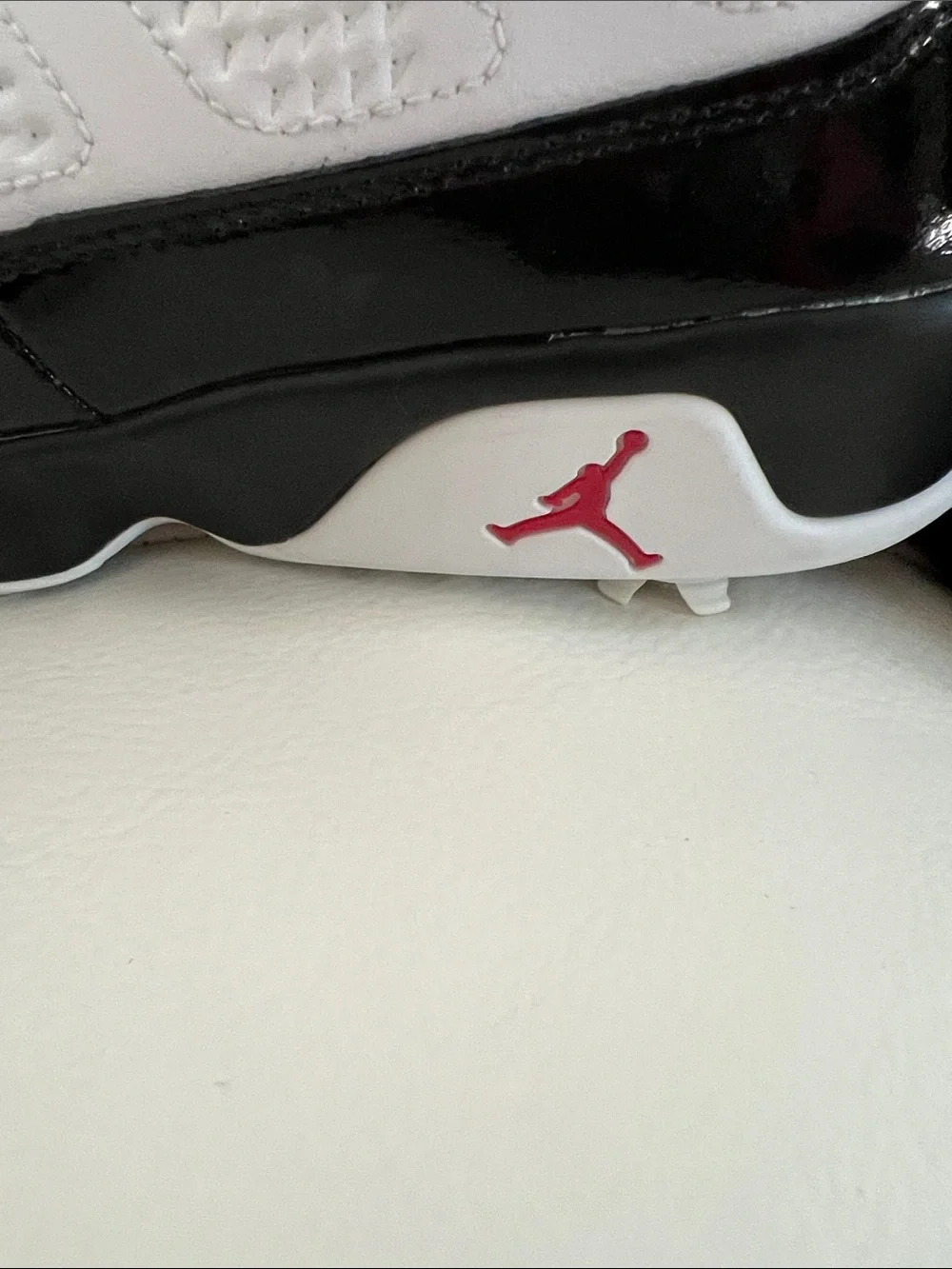 Nike Jordan Men’s Golf Shoes - White, Black, & Red